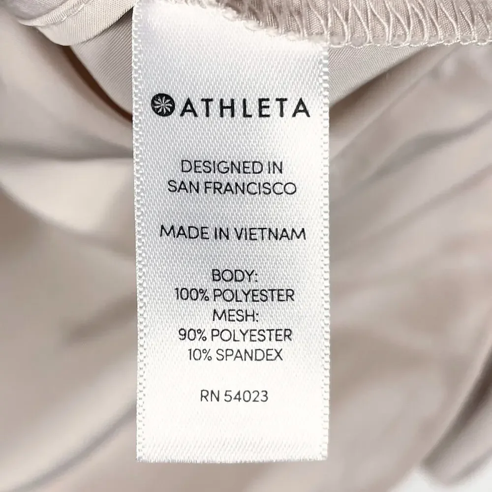 Athleta Drip Drop Jacket Pink Full Zip Hooded Water Repellent Rain Coat‎ Sz XS - Picture 9 of 11